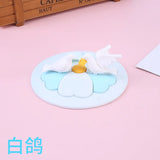 Custom 3D Cartoon Doll Coffee Drip Cup Cover PVC Teacup Silicone