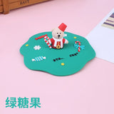 Custom 3D Cartoon Doll Coffee Drip Cup Cover PVC Teacup Silicone