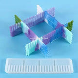 Comb Shape Silicone Mold for Epoxy Resin Casting