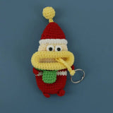 Crochet Doll Keychains Funny Sausage Mouth Keychains For Christmas Keyrings