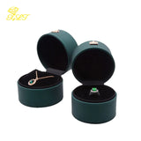 Round Jewelry Box for Crown Ring Pendant Necklace