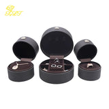 Round Jewelry Box for Crown Ring Pendant Necklace