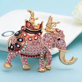 Elephant Rhinestone Keychain Car Key Ring Bag Charm Pendant Jewelry