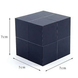 Cube Ring Box Storage Case Wedding Jewelry Display Holder Gift
