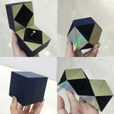 Cube Ring Box Storage Case Wedding Jewelry Display Holder Gift