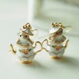 Chipmunks Medieval Noble Tea Set Jewelry Set Party Accessories
