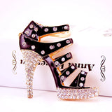 Pink Ladies Oversized High-Heeled Shoes Keychain Handbags Accessories