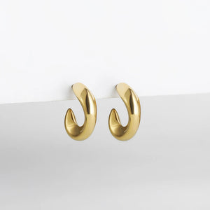 Stainless Steel Punk Cuff Earrings