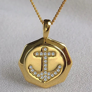 925 Silver Necklace Zircon Charms Drop Pendant Jewelry for Women