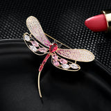 Dragonfly Brooches Autumn Winter Pin Accessory Sweet Statement Jewelry
