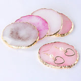 Earring Bracelet Jewelry Display Stand Holder Case Agate Storage Tray