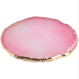 Earring Bracelet Jewelry Display Stand Holder Case Agate Storage Tray