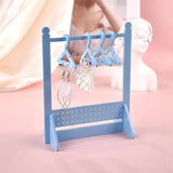 Earring Display Stand Coat Hanger Style Jewelry Storage