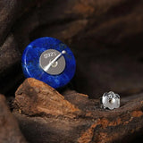 S925 Silver Lapis Lazuli Dragonfly Earrings