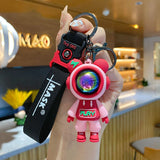 Epoxy Lightning Bear Keychain Female Car Doll Key Chain