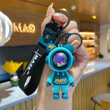 Epoxy Lightning Bear Keychain Female Car Doll Key Chain