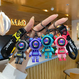 Epoxy Lightning Bear Keychain Female Car Doll Key Chain