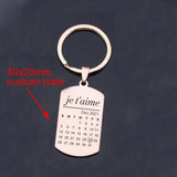Personalized Special Gift for Couple Anniversary, Je T'aime Engraving