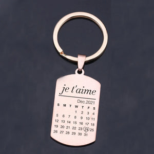 Personalized Special Gift for Couple Anniversary, Je T'aime Engraving