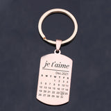 Personalized Special Gift for Couple Anniversary, Je T'aime Engraving