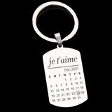 Personalized Special Gift for Couple Anniversary, Je T'aime Engraving
