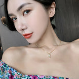 Hourglass Pendant Short Necklace Woman Jewelry Party Girl's