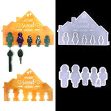 Family Population Key Storage Resin Molds