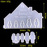 Family Population Key Storage Resin Molds