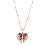 Crystal Silver Angel Wings Necklace for Women Summer Jewelry Gift