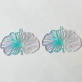 Copper Leaf Filigree DIY Earrings Components