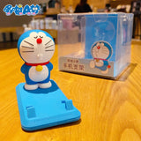 Doraemon Mobile Phone Rack Figure Doll Car Decoration