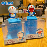 Doraemon Mobile Phone Rack Figure Doll Car Decoration