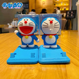 Doraemon Mobile Phone Rack Figure Doll Car Decoration