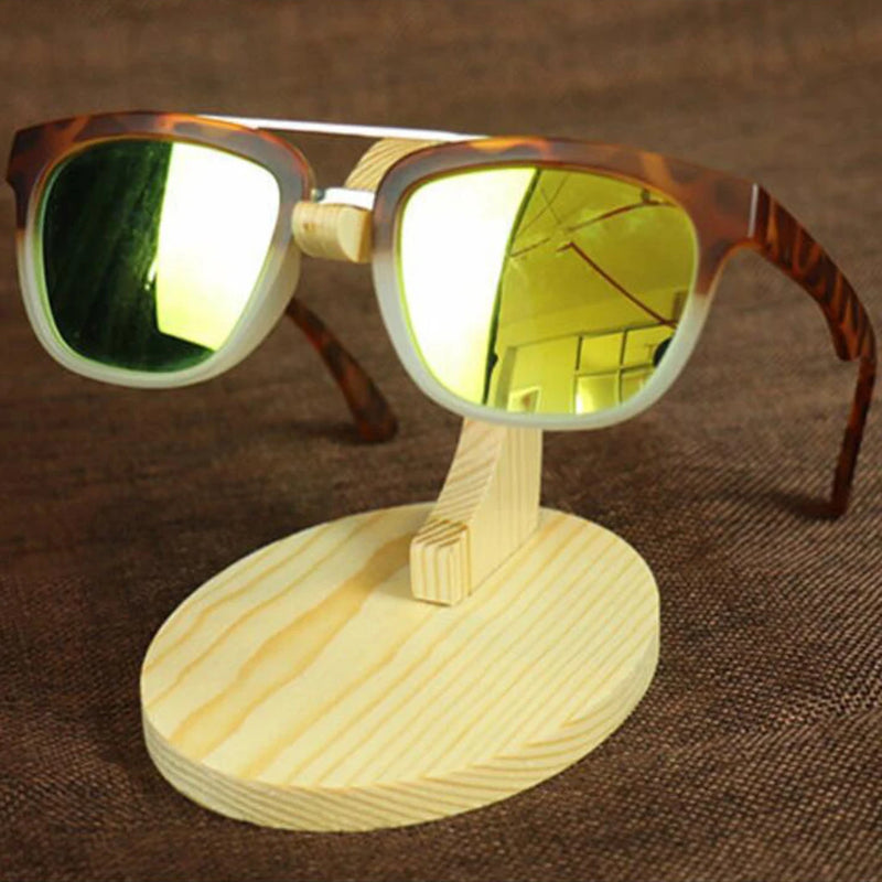 Wooden Glasses Holder Stand, Multi-Functional Glasses Stand
