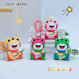 Creative Guitar Frog Keychain Musician Frog Doll Pendant