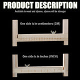 Hand-knitted Rope Braiding Tool Wood Bracelet Rack