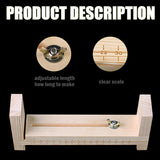 Hand-knitted Rope Braiding Tool Wood Bracelet Rack