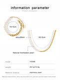 Bowknot Choker Freshwater Pearl Necklace YS498