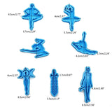 Resin Molds Dancing Girls Pendant DIY Craft Mould