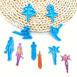 Resin Molds Dancing Girls Pendant DIY Craft Mould