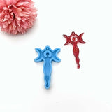 Resin Molds Dancing Girls Pendant DIY Craft Mould