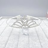 Heart Crown Rhinestone Headband Bride Wedding Hair Accessories