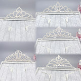 Heart Crown Rhinestone Headband Bride Wedding Hair Accessories