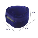 Heart Rings Storage Box Holder Jewery Display Foldable Gift Case