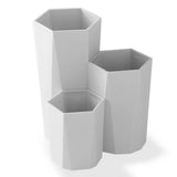 Hexagonal Desk Organizer Makeup Storage 3 Lattices