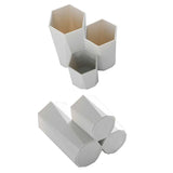 Hexagonal Desk Organizer Makeup Storage 3 Lattices