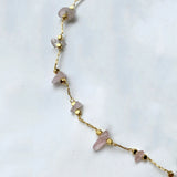 Stone Stainless Steel Chain Necklace Splicing All-match Accessories