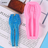 Creative Jeans Shape Fondant Cake Silicone Mold Pastry Chocolate Mould