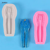 Creative Jeans Shape Fondant Cake Silicone Mold Pastry Chocolate Mould