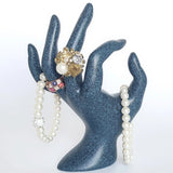 Ok Shape Jewelry Display Holder Organizer Hand Form for Showcase Countertop